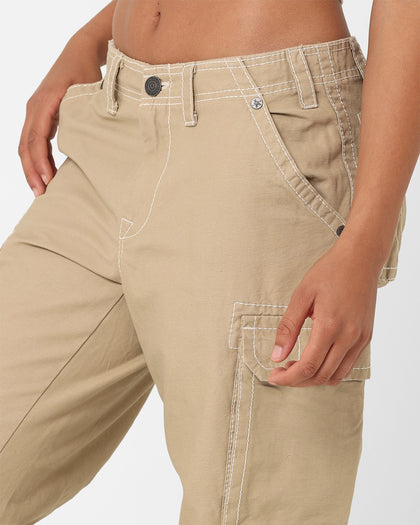 True Religion Big T Classic Cargo Pants Travertine