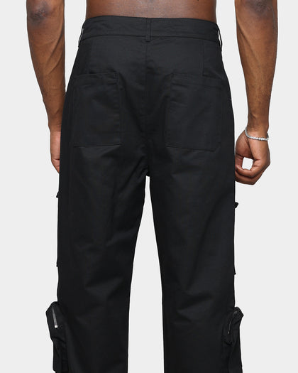 XXIII Henry Zip Cargo Pants Black