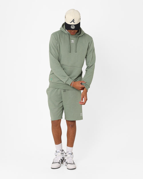 Adidas Essentials+ Hemp Shorts Silver Green
