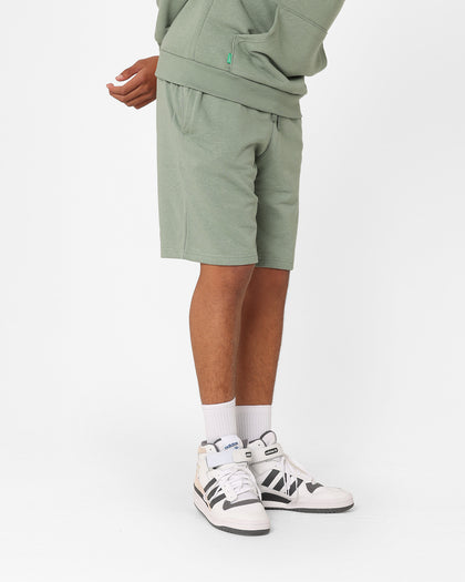 Adidas Essentials+ Hemp Shorts Silver Green