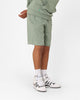 Adidas Essentials+ Hemp Shorts Silver Green