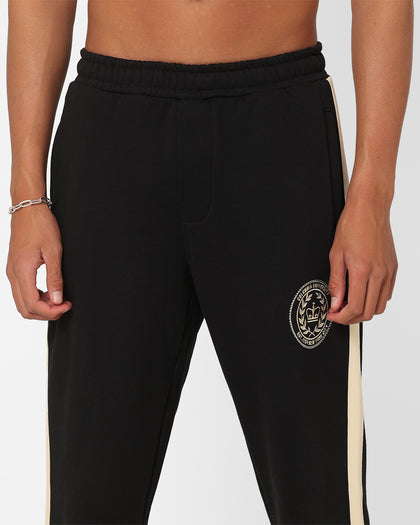 The New Establishment Emblem Crest Columbia Joggers Black