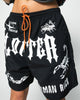 Loiter Sketch Book Walk Shorts Black