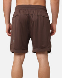Saint Morta La Rambla Basketball Shorts Dark Brown