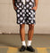 Saint Morta Vintage Rose Beach Shorts Black