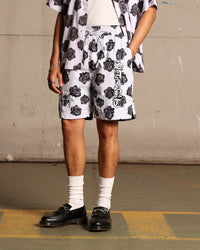 Saint Morta Vintage Rose Beach Shorts White