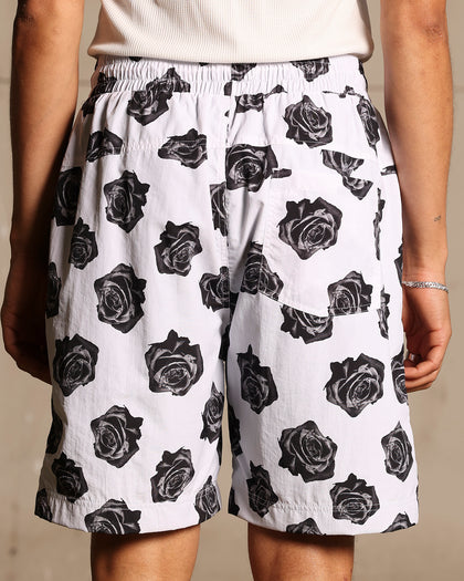 Saint Morta Vintage Rose Beach Shorts White