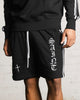 Saint Morta Fallen Sweat Shorts Black