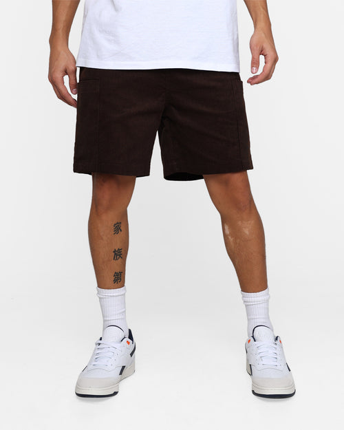 XXIII Jason Corduroy Shorts Brown