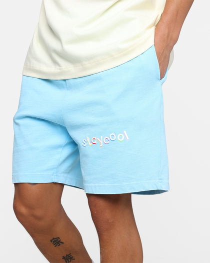 STAYCOOLNYC Classic Mineral Cotton Shorts Electric Blue