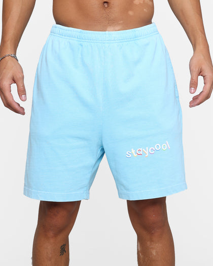STAYCOOLNYC Classic Mineral Cotton Shorts Electric Blue