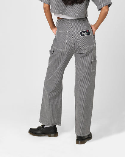 X-Girl Women's Peels Painter Pants Black/White