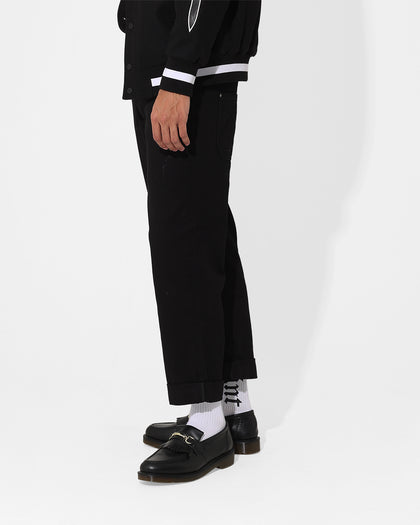 Saint Morta Rolled Hem Jeans Black