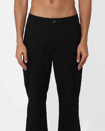 Saint Morta Rolled Hem Jeans Black