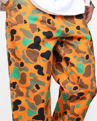 X-Large Double Knee Work Pants Orange
