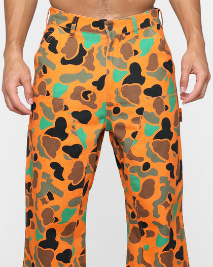 X-Large Double Knee Work Pants Orange