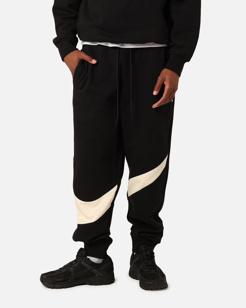 Nike Swoosh Fleece Track Pants Black/Coconut Milk