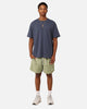 Nike Sports Essentials Club Woven Lined Flow Shorts Oil Green/White