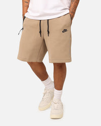 Nike Tech Fleece Shorts Khaki/Black