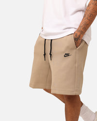 Nike Tech Fleece Shorts Khaki/Black