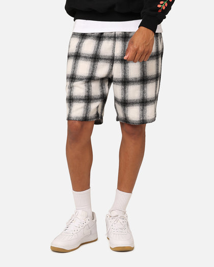 Carre Daily Shorts Grey Plaid
