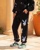 Playboy By Culture Kings Lit Bunny Track Pants Black