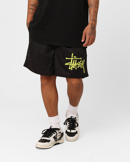Stussy Graffiti Mesh Shorts Black