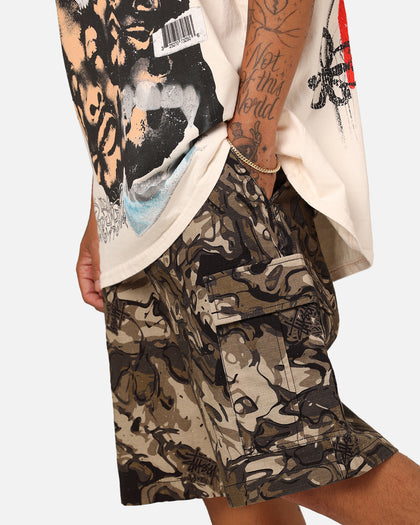 Stussy Surplus Cargo Shorts Camo Print