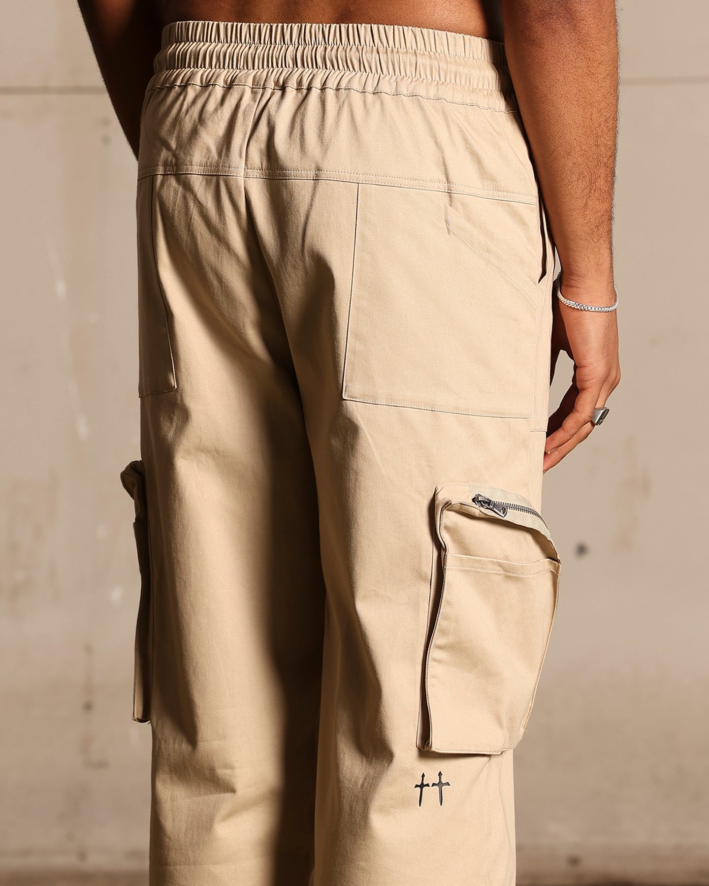 Saint Morta Gallery Zip Cargo Pants Stone | Culture Kings