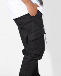Saint Morta Tapered Cargo Pants Black