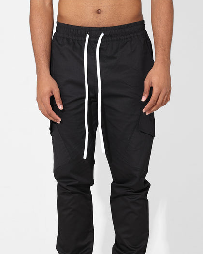 Saint Morta Tapered Cargo Pants Black