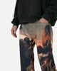 MNML V350 Art Baggy Denim Jeans Multi Coloured
