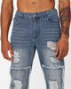 XXIII Matthew Distressed Jeans Blue Distressed