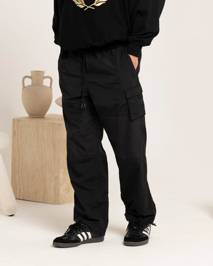 Carre Block Joggers Black
