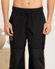 Carre Block Joggers Black