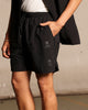Saint Morta Skull And Bones Beach Shorts Black