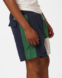 Lacoste Neo Heritage Le Club Swim Shorts Navy/Green