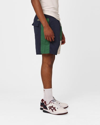 Lacoste Neo Heritage Le Club Swim Shorts Navy/Green