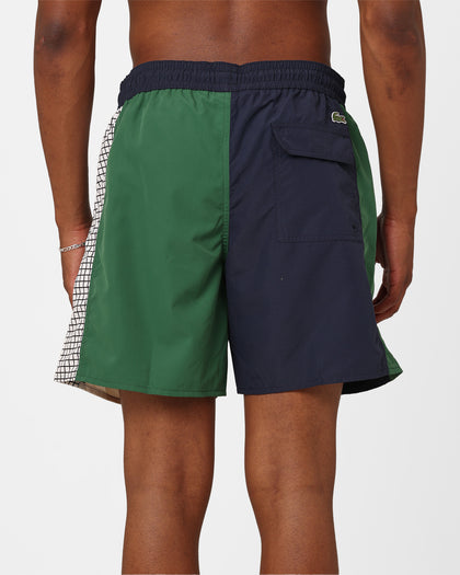 Lacoste Neo Heritage Le Club Swim Shorts Navy/Green