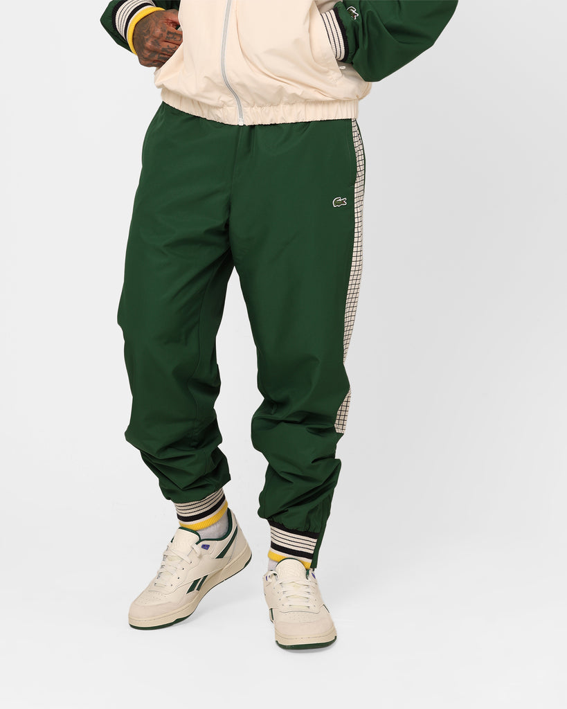 Lacoste Neo Heritage Side Check Track Pants Green | Culture Kings