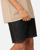 Carre Construct Denim Shorts Black