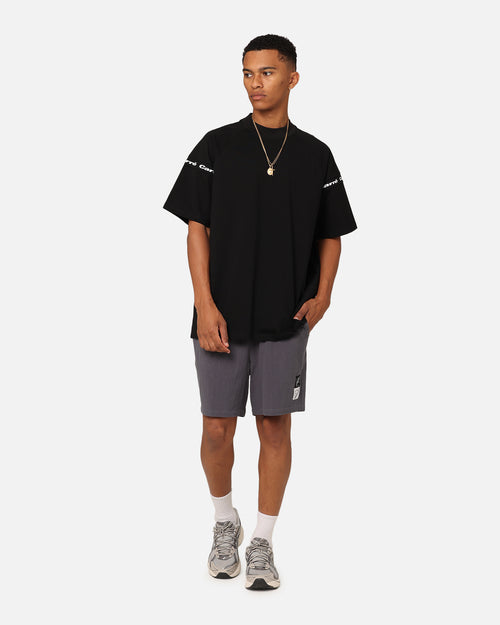 Carre Luxe Linen Shorts Grey