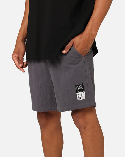 Carre Luxe Linen Shorts Grey