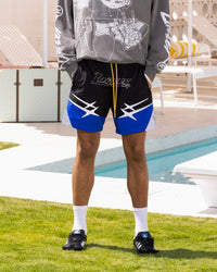 Loiter Starwalker Walk Shorts Black/Blue