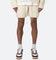 MNML Fuzzy Sweat Shorts Off White