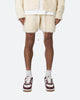 MNML Fuzzy Sweat Shorts Off White