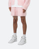 MNML Fuzzy Sweat Shorts Pink