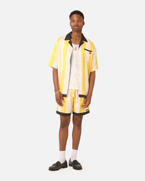 99 Cabana Bowling Shorts Yellow/Off White