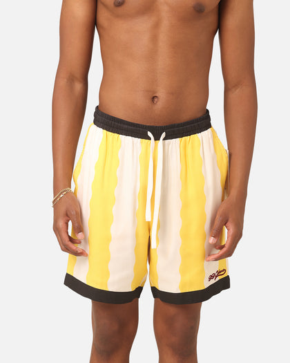 99 Cabana Bowling Shorts Yellow/Off White