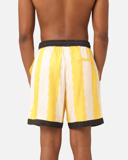99 Cabana Bowling Shorts Yellow/Off White